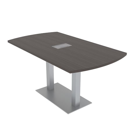Skutchi Designs 33.5 in W, 69.5 in L, 29 in H, Engineered Wood Top, Brown HAR-AREC-34X70-DOU-ELEC-XD1025